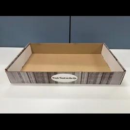 Take-Out Box Carry Tray 21X12X3 IN Paper Rectangle 50/Bundle