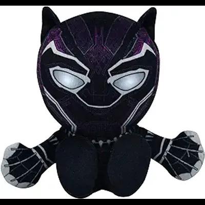 Marvel Black Panther Plush 8 IN Black Polyester 12/Pack