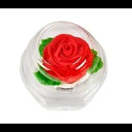 Cupcake Muffin Hinged Container With Dome Lid Jumbo 5.25X8X5.25X3.8 IN PET Clear Round 270/Case