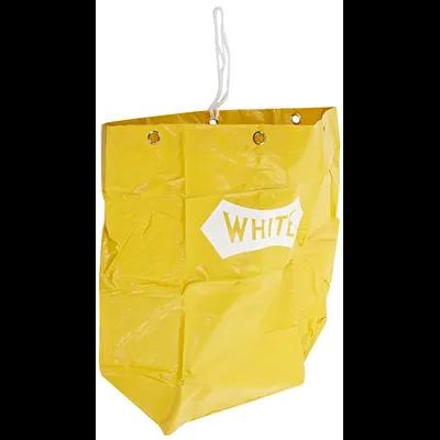 Janitorial Cleaning Cart Bag 25 GAL Yellow Vinyl 1/Each