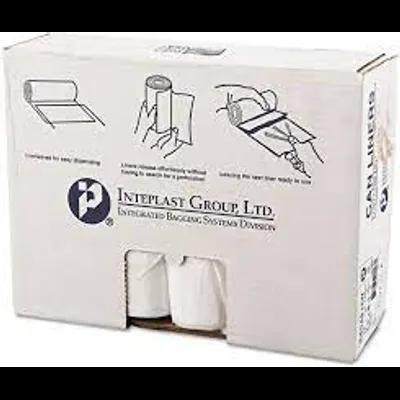 Can Liner 40X48 IN 40-45 GAL Natural HDPE 16MIC Star Seal Roll 25 Count/Pack 10 Packs/Case 250 Count/Case