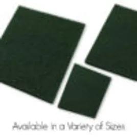 Scrubbing Pad 28X14 IN Green Synthetic Fiber 5/Case
