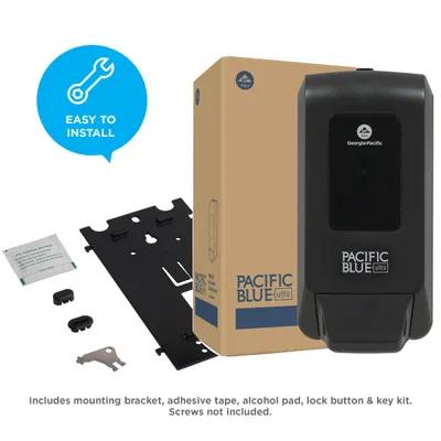 Pacific Blue Ultra™ Hand Sanitizer & Soap Dispenser Foam Black Manual Surface Mount 1/Each