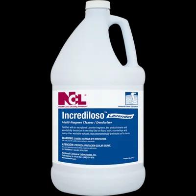 Incrediloso Lavender All Purpose Cleaner Deodorizer 1 GAL Multi Surface Liquid 4/Case