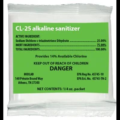 Maxim Sanitizer 0.25 OZ Food Contact Alkaline 200/Case