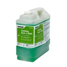 Sanitizing Wash 'n Walk Fragranced Floor Cleaner Sanitizer 2.5 GAL Daily RTU Enzymatic 1/Case