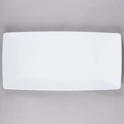 GET Siciliano Tray 15X7.5 IN Melamine White Rectangle Dishwasher Safe 12/Case