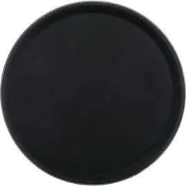 GripLite® Tray 11X1 IN PP Black Round Hand Wash 1/Each