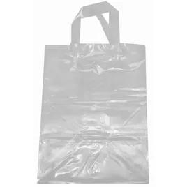 Shopper Bag 12x9x17x9 HDPE White With Soft Loop Handle Closure 250/Case