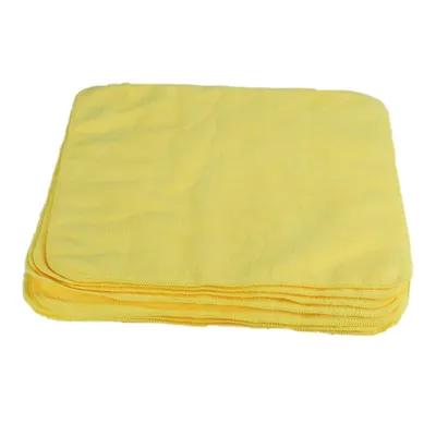 Cleaning Cloth 16X16 IN Microfiber Yellow Square 144 Count/Case