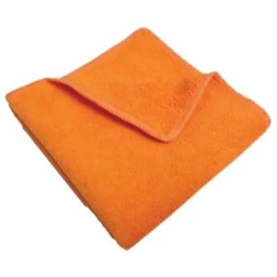 Cleaning Cloth 16X16 IN Microfiber Orange Square 12 Count/Pack 12 Packs/Case 144 Count/Case