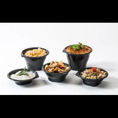 Bowl 16 OZ PP Black Microwave Safe 500/Case