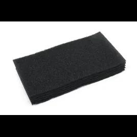 Clarke® Scrubbing Pad 20X14 IN Black Floor Boost 5/Case