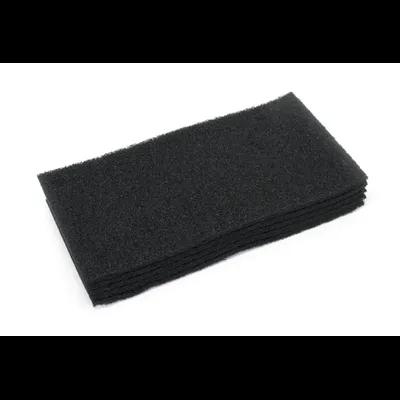 Clarke® Scrubbing Pad 20X14 IN Black Floor Boost 5/Case