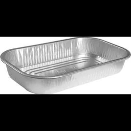 Take-Out Container Base 12.5X7X2 IN Aluminum Silver Oblong 300/Case