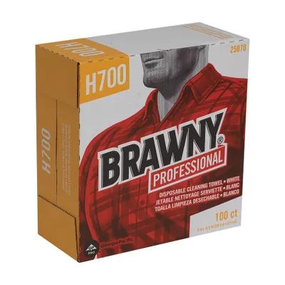 Brawny® Professional Cleaning Wipe 16.5X9 IN 1 PLY HEF White 100 Sheets/Pack 5 Packs/Case 500 Sheets/Case