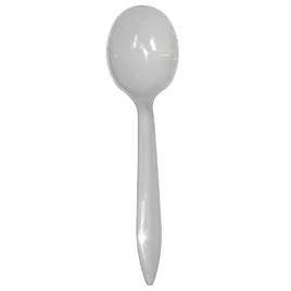 Soup Spoon PP White Medium Weight 100 Count/Pack 10 Packs/Case 1000 Count/Case