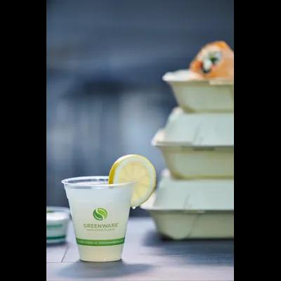 Greenware® Cold Cup 12-14 OZ PLA Clear Stock Print 1000/Case