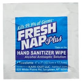 Fresh Nap Plus Hand Sanitizer Wipe 28X28 IN 80% Alcohol 1000 Sheets/Pack 1 Packs/Case 1000 Sheets/Case