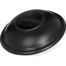 Lid Dome 9X2.25 IN PP Black Round For High Temperature Bowl 500/Case