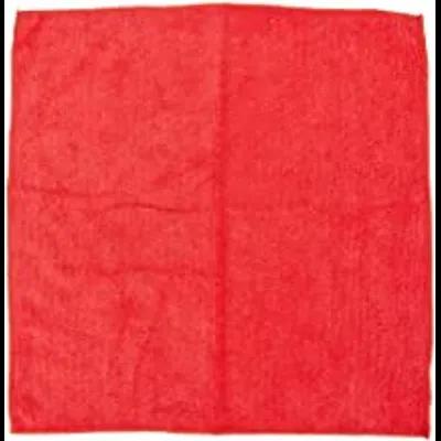 Impact® Cleaning Cloth 16X16 IN Microfiber Red Premium 12/Pack