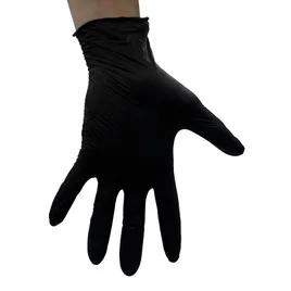 Gloves XL Black Nitrile Powder-Free 100/Pack