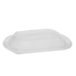 Lid Dome Medium (MED) 8.1X6.5X1 IN 1 Compartment OPS Clear Oval For Container Unhinged Anti-Fog Leak Resistant 252/Case