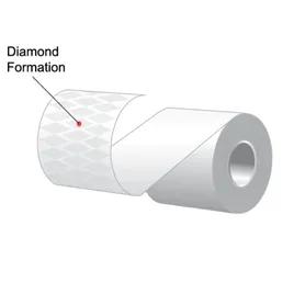 MAXStick PlusD Thermal Paper Register Tape 3.125IN X170FT White Diamond Adhesive Linerless Sticky 32/Case