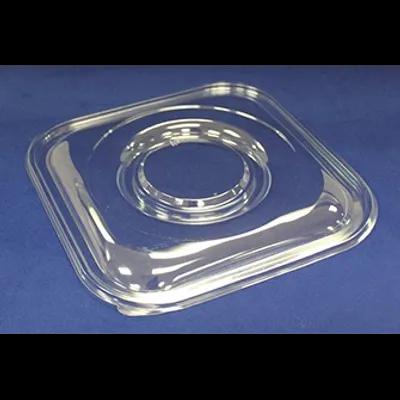 Lid Dome 13X13X1 IN PET Clear Square For Container 80/Case