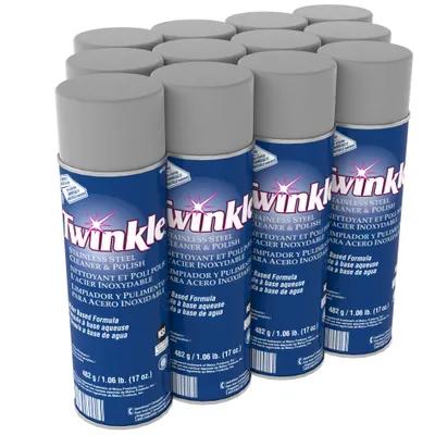 Malco Twinkle® Stainless Steel Cleaner & Polish 17 FLOZ Aerosol RTU Water-Based 12/Case