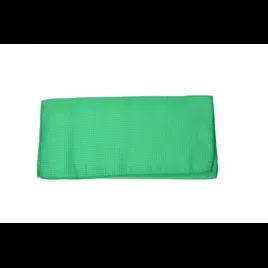 Cleaning Cloth 9.5X20 IN Microfiber Green Waffle 1/Pack