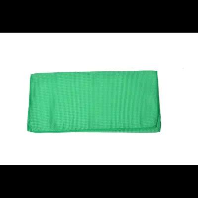 Cleaning Cloth 9.5X20 IN Microfiber Green Waffle 1/Pack