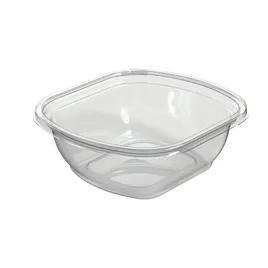 Thermosource Tooling Deli Container Base 40 OZ Plastic Clear Square 200/Case