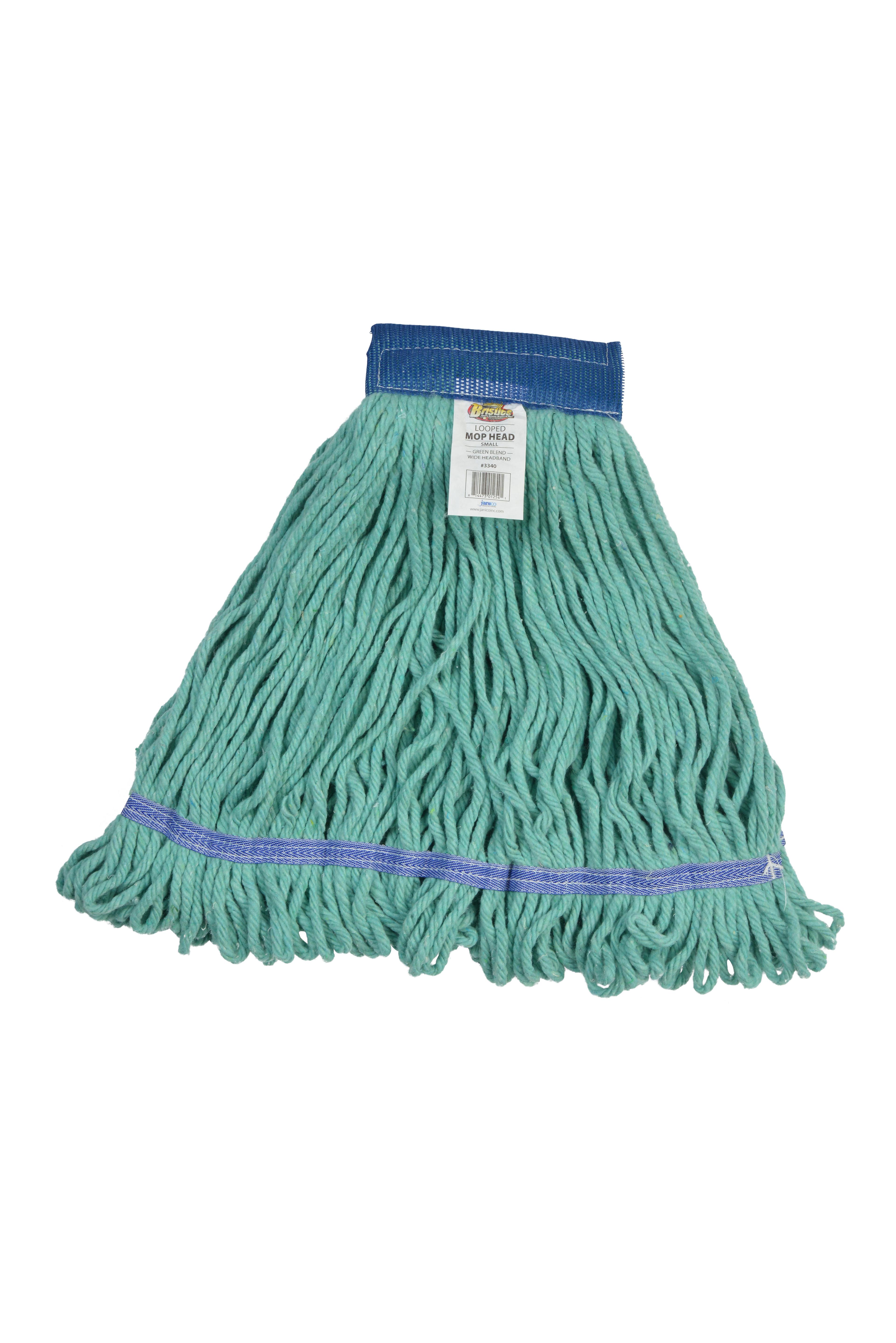 Mop Head Small (SM) Green Synthetic Fiber Loop End 1/Each