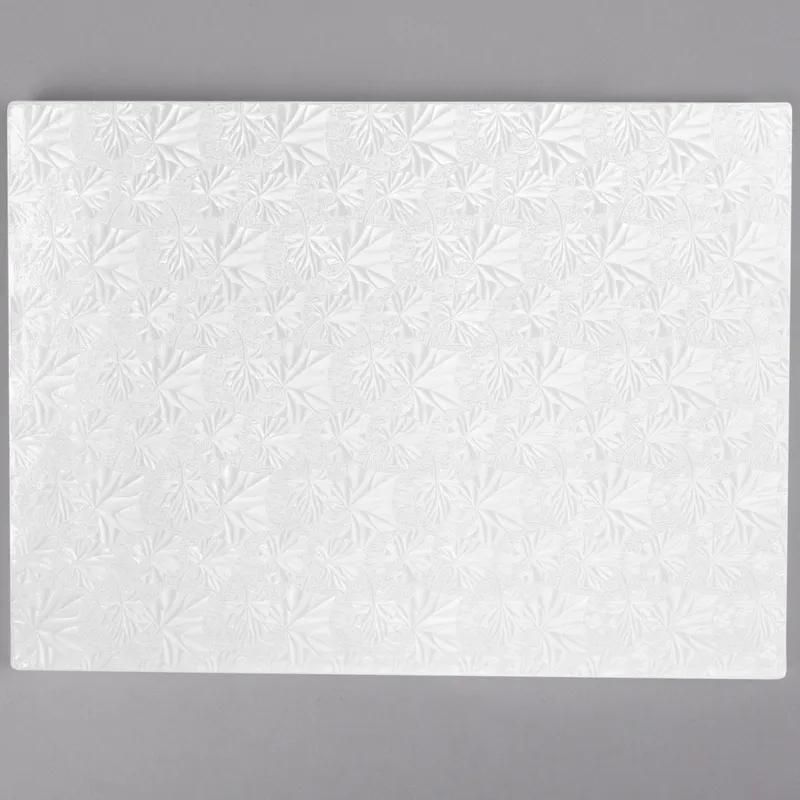 Cake Board 1/2 Size 18.75X13.75X0.5 IN Paperboard White Folding 12/Case