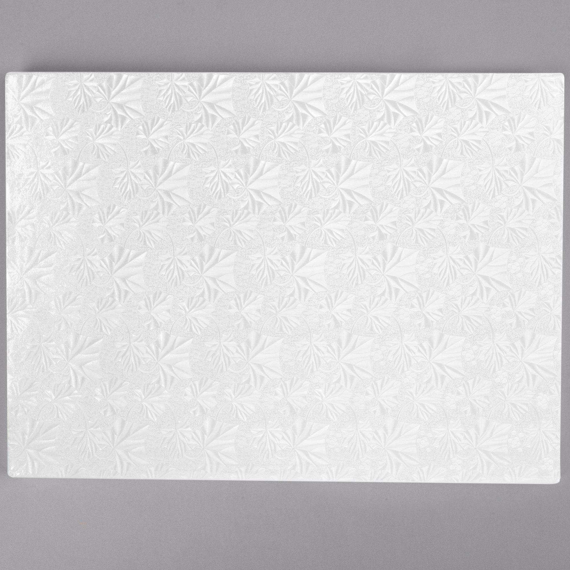 Cake Board 1/2 Size 18.75X13.75X0.5 IN Paperboard White Folding 12/Case