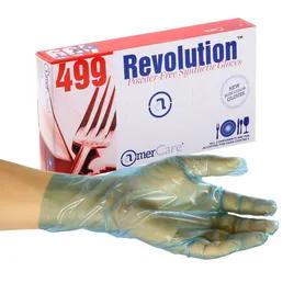 General Purpose Gloves Small (SM) Blue Vinyl Powder-Free 100 Count/Pack 10 Packs/Case 1000 Count/Case