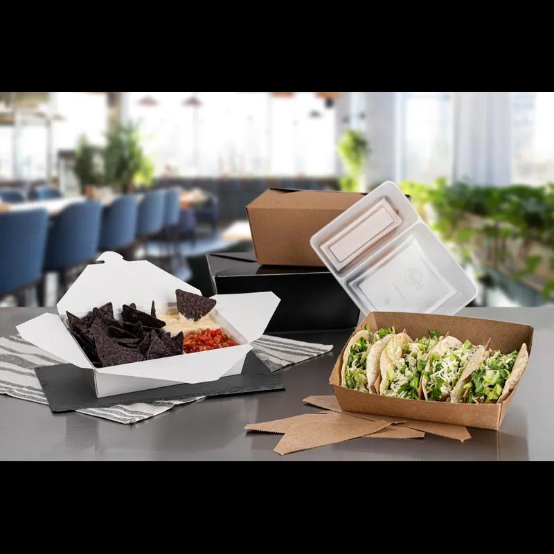 INNOBOX EDGE™ Taco Take-Out Container Insert 4 CT 7.6875X4.6875X1.5625 IN Paper Kraft 500/Case