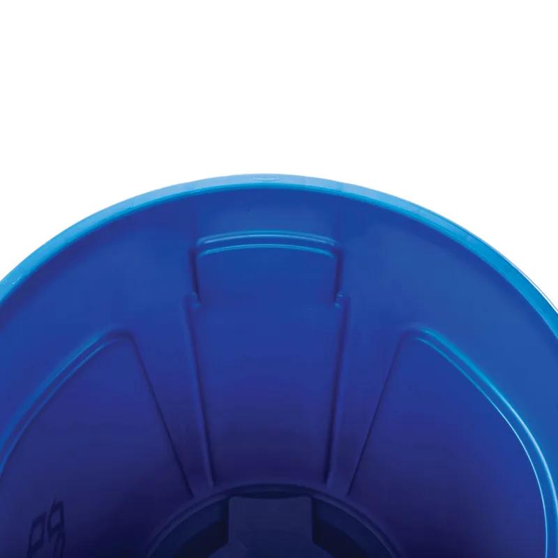 Brute® 1-Stream Recycling Bin 24X27X31.5 IN 44 GAL 176 QT Blue Resin Venting Channels Food Safe 1/Each