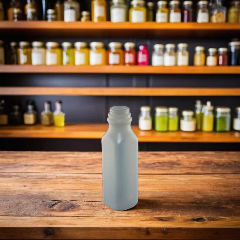 Bottle 16 OZ HDPE DBJ Finish Screw Top 400/Case