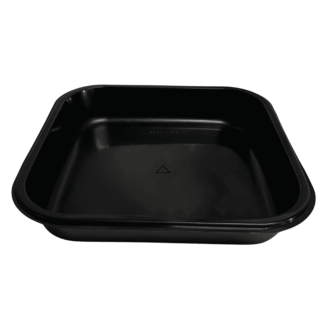 Cake Baking Tray 33 OZ 8X8 IN CPET Square Dual Ovenable 250/Case