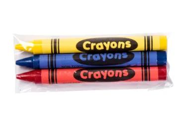 Crayon Red Blue Green Yellow Purple Brown 300 Count/Pack 10 Packs/Case 3000 Count/Case