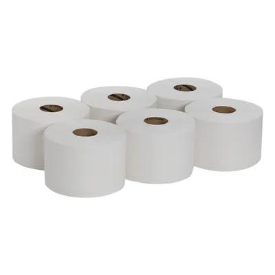 Sofpull® Toilet Paper & Tissue Roll 8.4X5.25 IN 2PLY White Centerpull High Capacity 1000 Sheets/Roll 6 Rolls/Case
