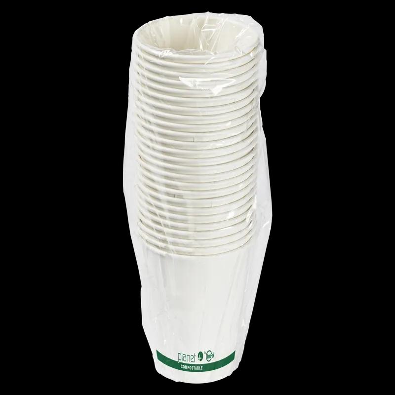 Planet+® Food Container 32 OZ SBS Paperboard PLA White Laminated 500/Case