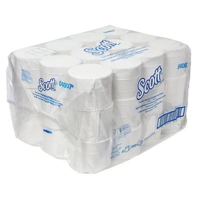Scott® Essential Toilet Paper & Tissue Roll 4X3.7 IN 2PLY White Coreless Standard (SRB) 1000 Sheets/Roll 36 Rolls/Case