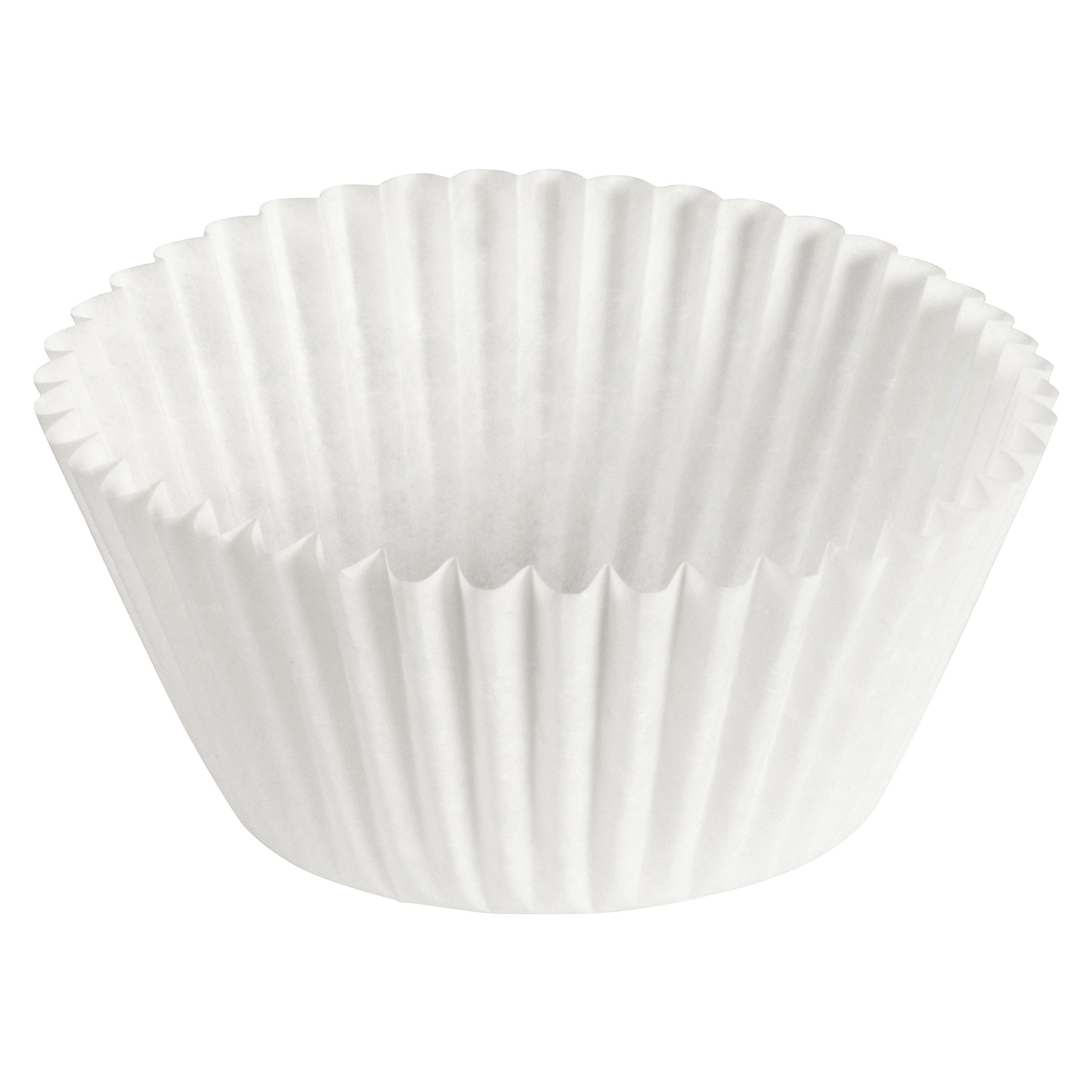 Baking Cup 5.5 IN Paper White Fluted 10000/Case