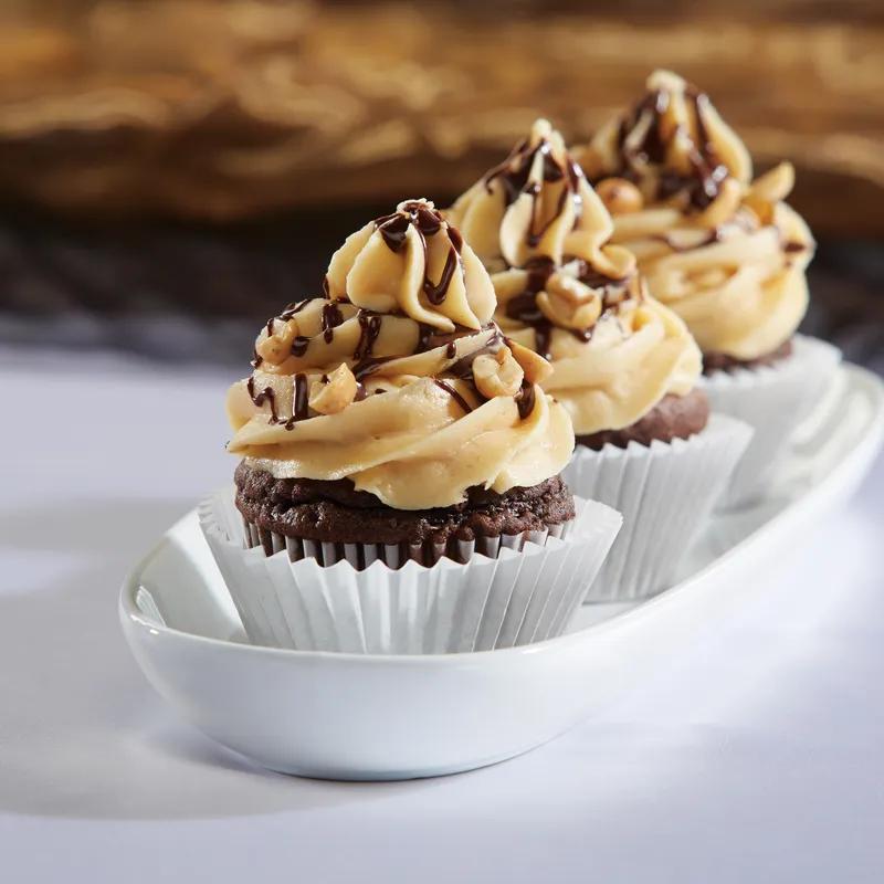 Baking Cup 5.5 IN Paper White Fluted 10000/Case