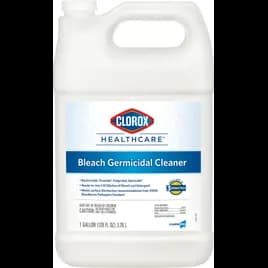 Clorox Healthcare® Bleach Germicidal Unscented One-Step Disinfectant Deodorizer 1 GAL Multi Surface RTU 4/Case