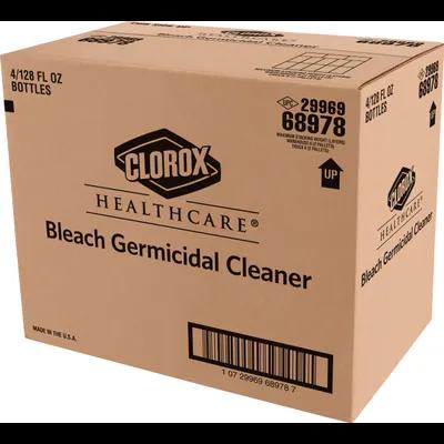 Clorox Healthcare® Bleach Germicidal Unscented One-Step Disinfectant Deodorizer 1 GAL Multi Surface RTU 4/Case