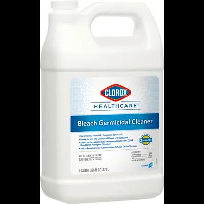Clorox Healthcare® Bleach Germicidal Unscented One-Step Disinfectant Deodorizer 1 GAL Multi Surface RTU 4/Case